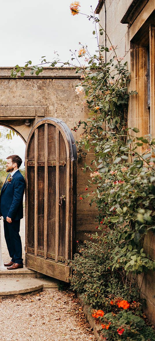 Coombe Lodge wedding in September with boho lace wedding dresses.