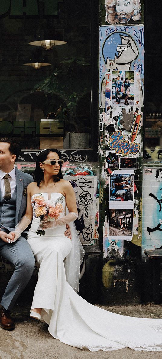 Old Marylebone Town Hall urban chic wedding in London