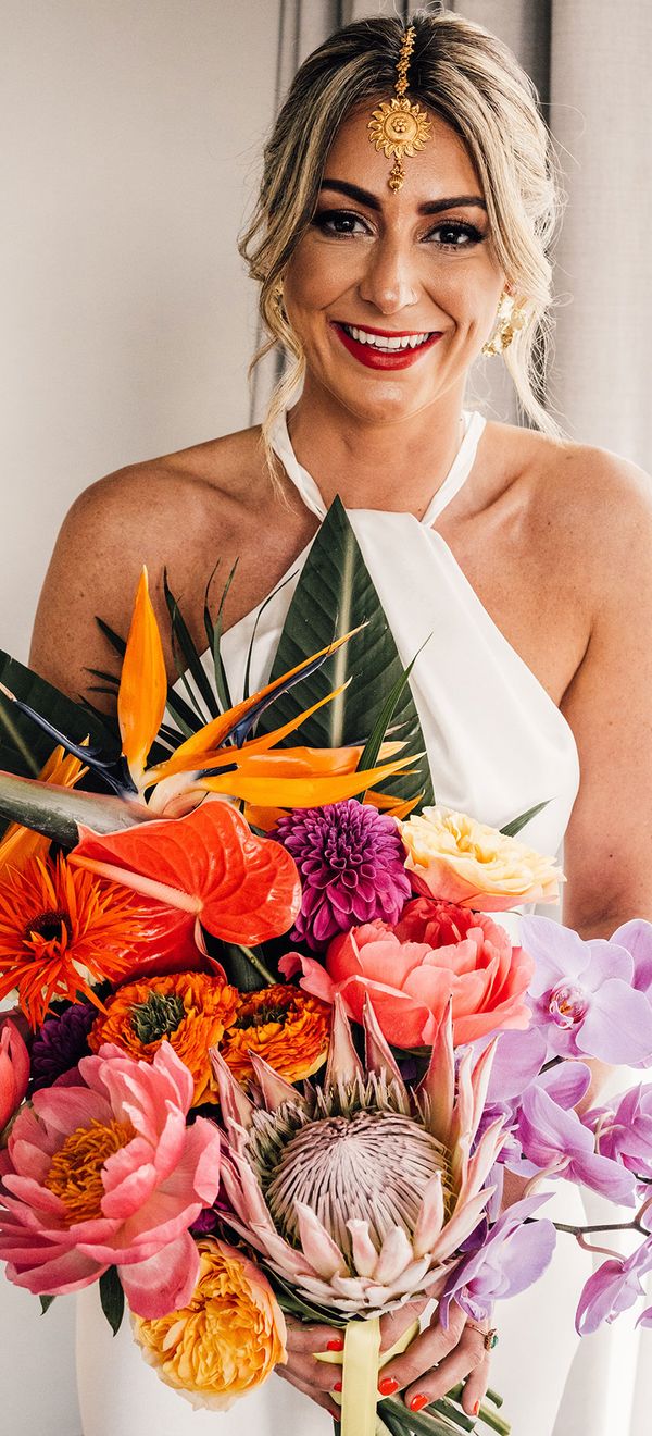 Tropical Wedding Bouquet