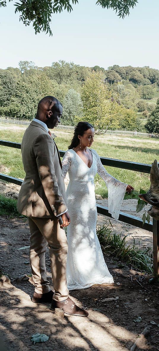 Port Lympne wildlife park wedding 