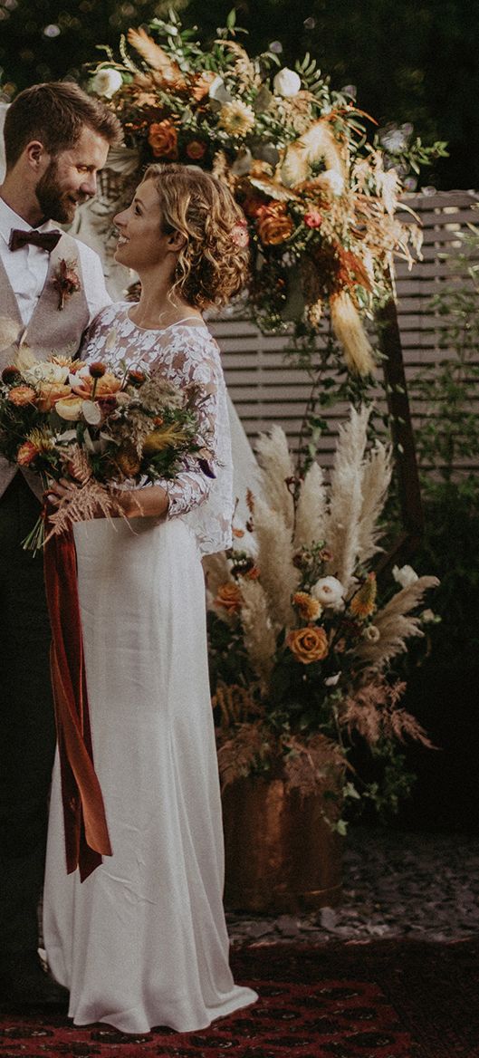 burnt orange wedding theme