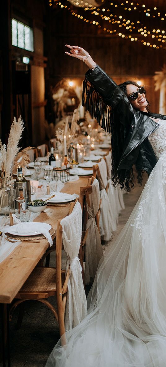 boho-wedding-at-riverlands-wedding-barns-with-matching-leather-jackets