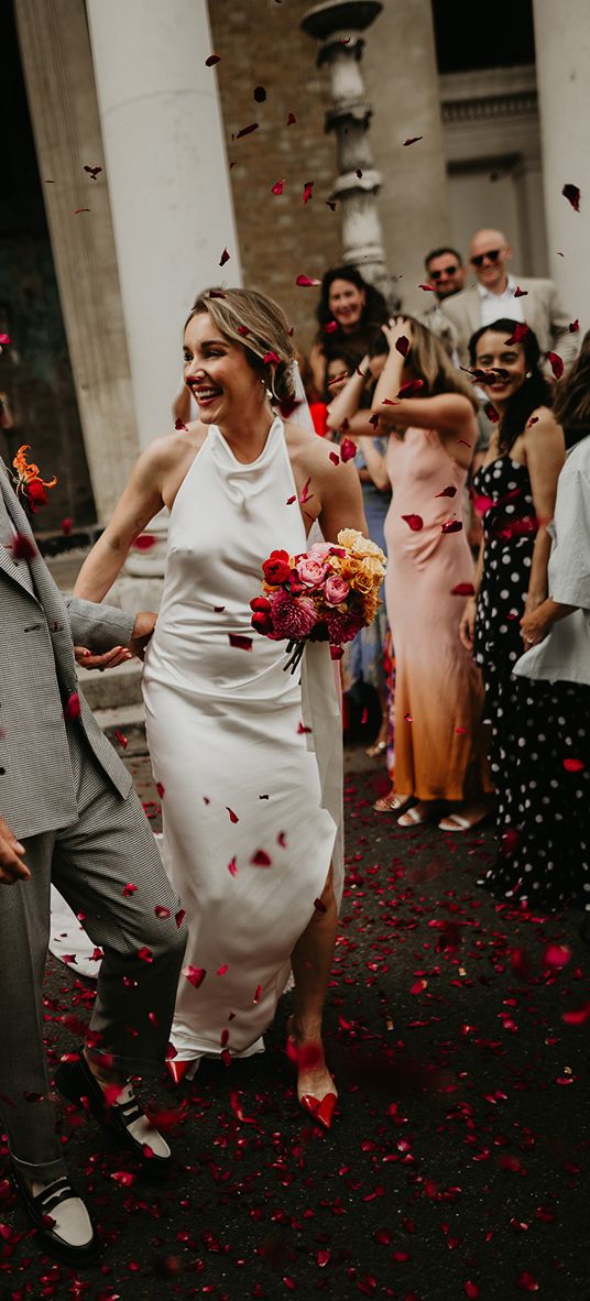 confetti-moment-for-bride-and-groom-south-london-wedding-at-asylum-chapel