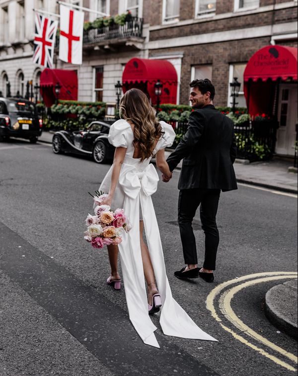 Wedding bows are back! Roundup of bridal inspiration including wedding dresses, bridal shoes and hair accessories.