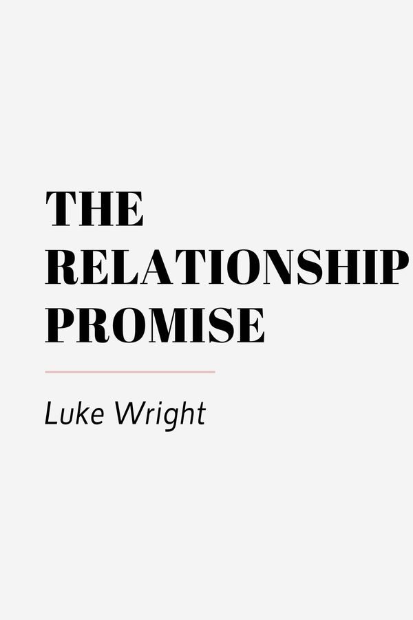 Cover 10 amended The Relationship Promise by Luke Wright
