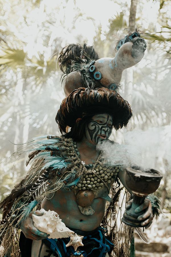 Mayan wedding ceremony in Tulum