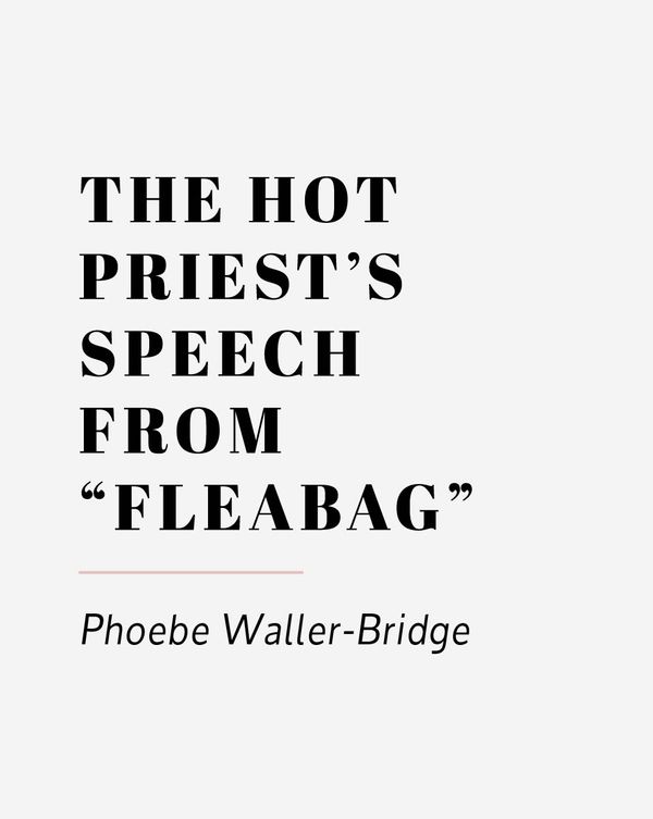 Cover 4 The hot priest's speech from fleabag