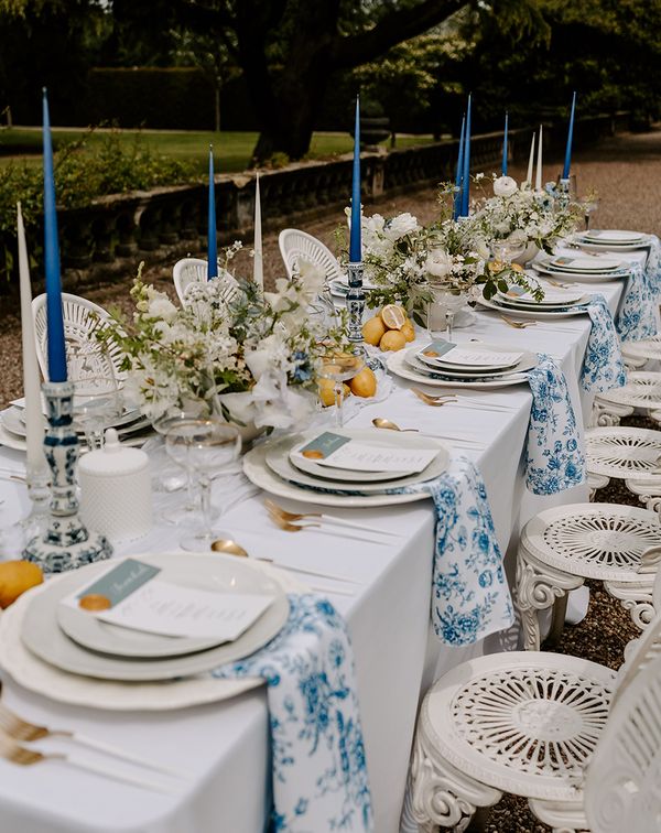 blue wedding theme ideas