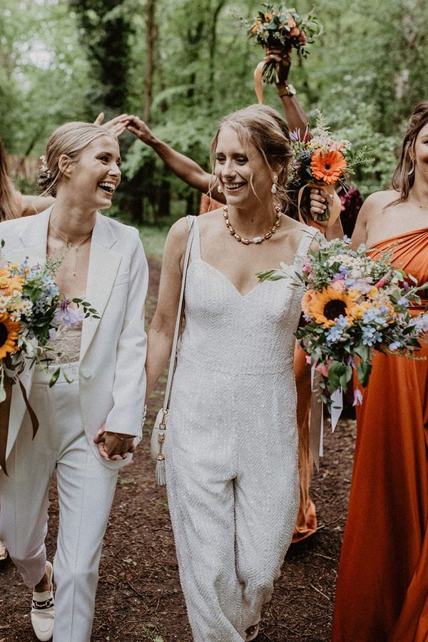 Wellington Wood lesbian wedding 