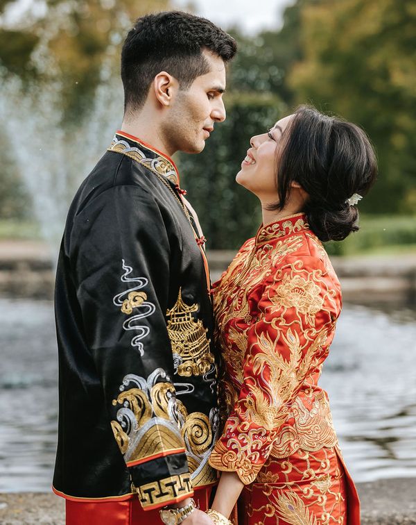 Chinese Tea Ceremony at Ashridge House wedding