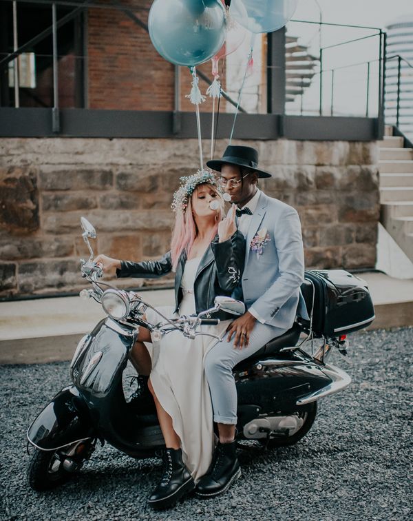 pale blue wedding suit