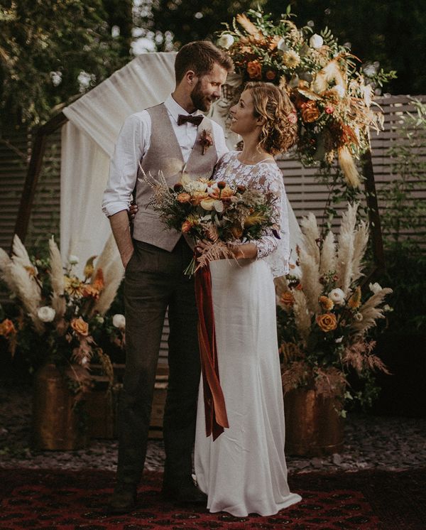 burnt orange wedding theme