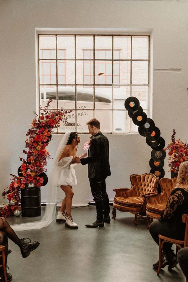 vinyl wedding arch