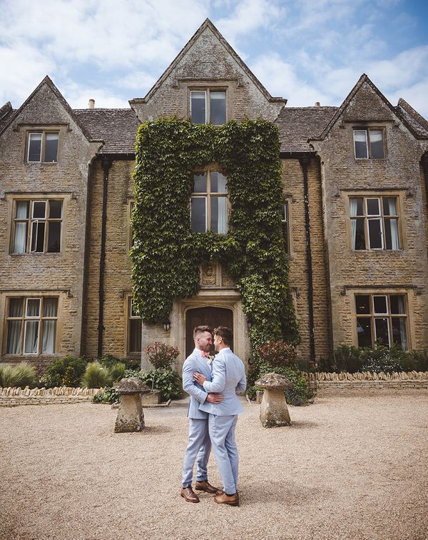 hyde house wedding with two grooms for gay wedding