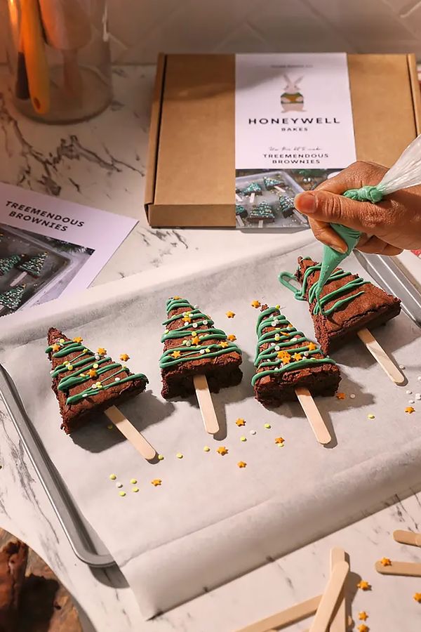 Festive brownie baking kit Christmas letterbox gift from Bloom & Wild