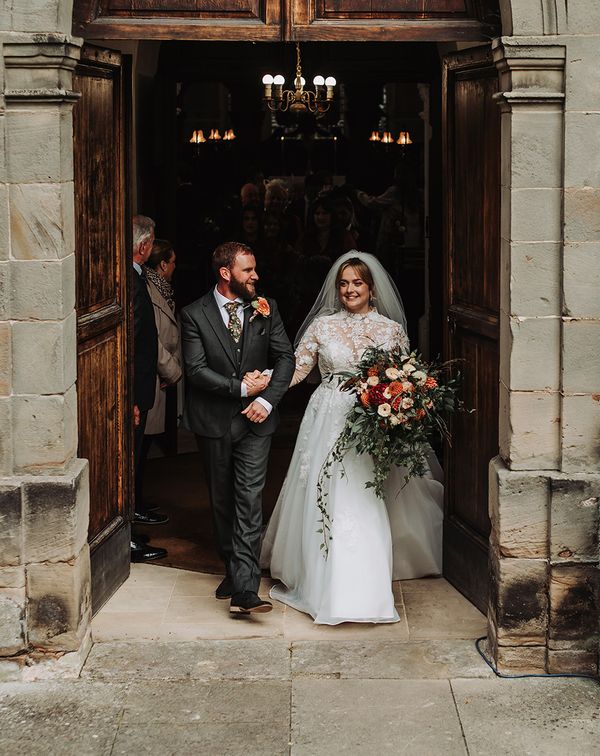 Lottie and Owen real wedding