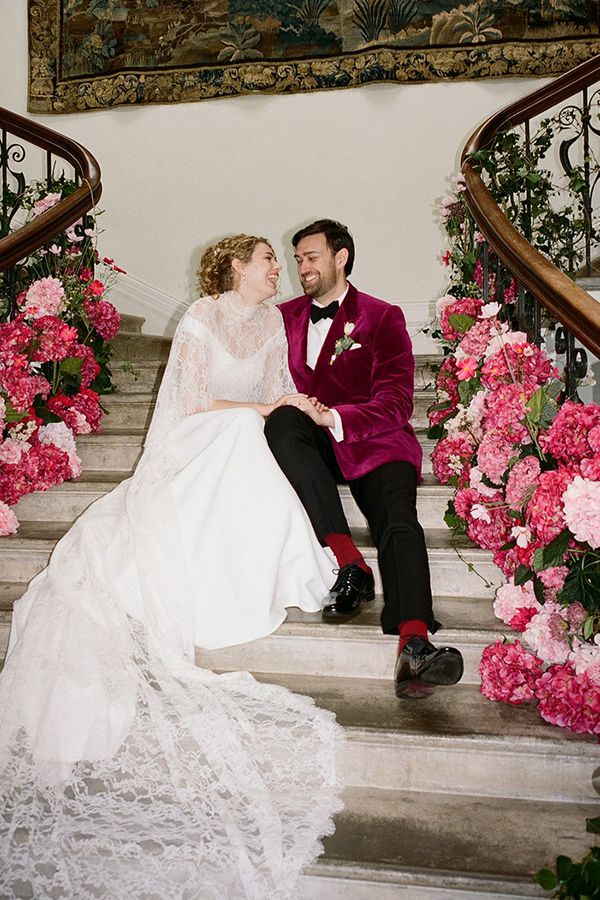 Holly and Oliver's Bold Scorrier House Wedding