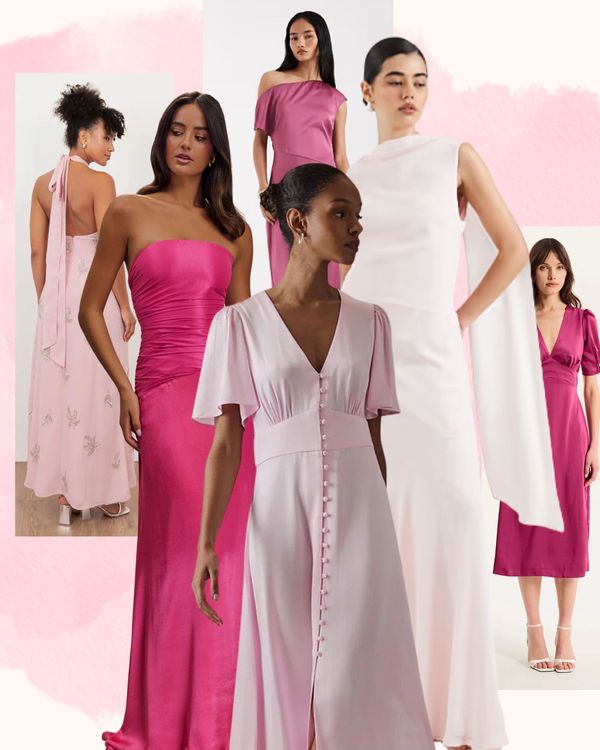 Edit of the best pink bridesmaid dresses by Rock My Wedding in blush, dusty, hot pink and more shades
