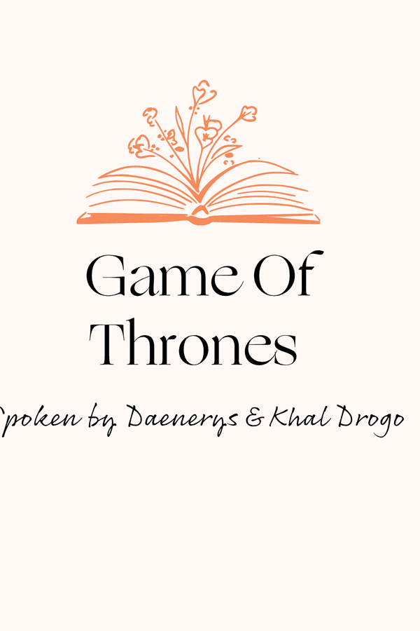 Game of Thrones wedding reading