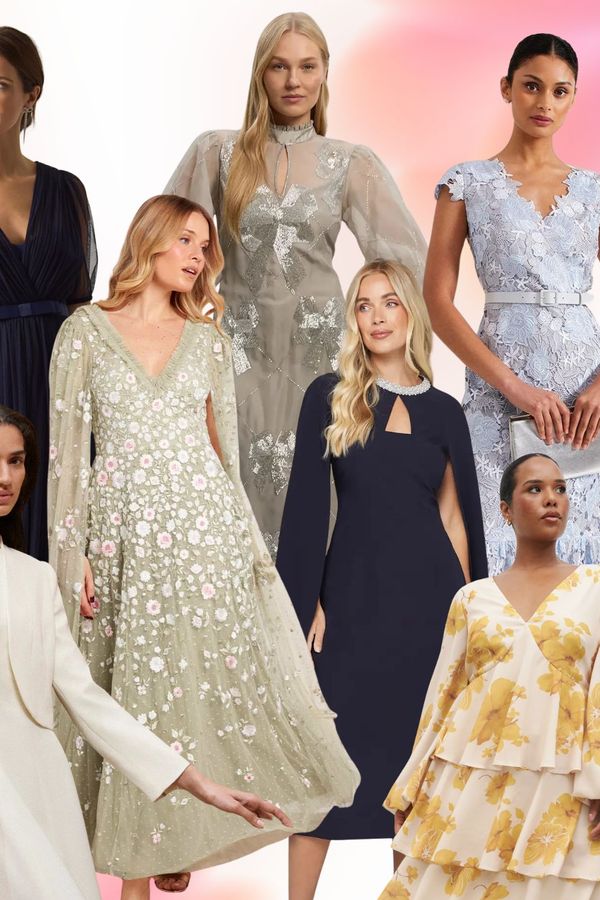 Collage edit of the best mother of the bride outfits and dresses 