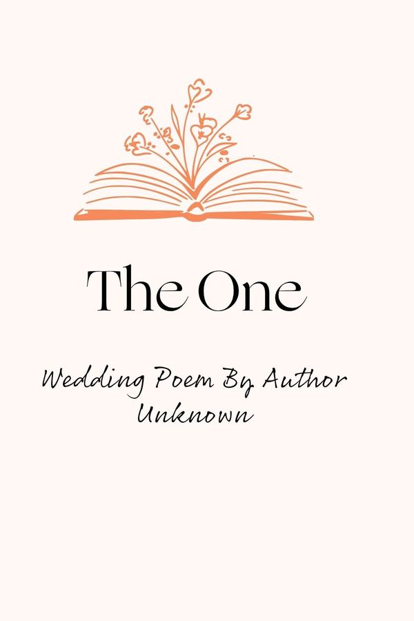 Cover 2 The One by Author Unknown