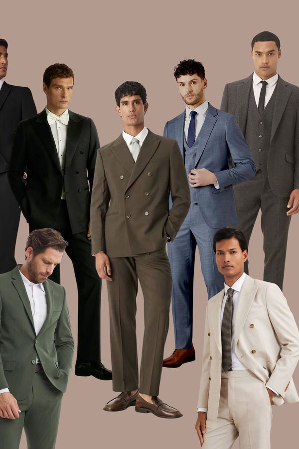 Edit of the best high street wedding suits, including Moss, ASOS and Reiss by Rock My Wedding