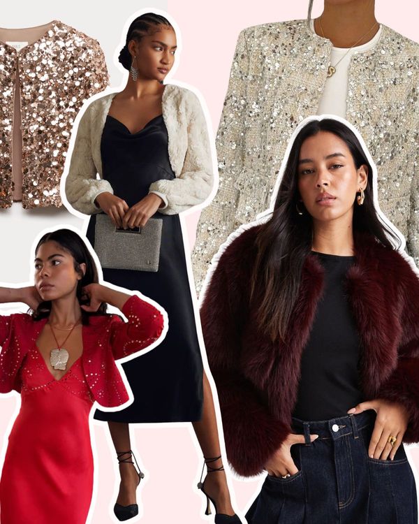 Edit of the best wedding guest jackets and cover-ups by Rock My Wedding, including ASOS, M&S, Anthropologie & more