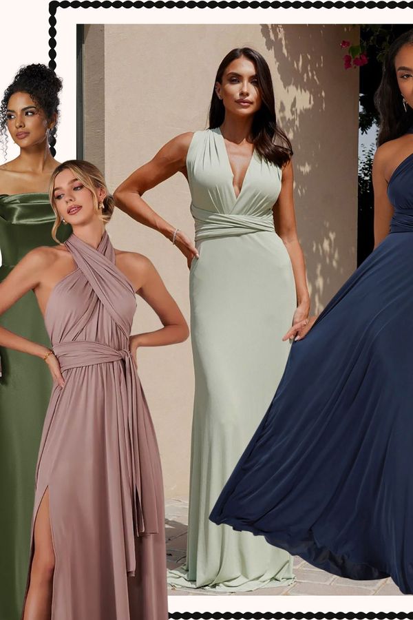 Round-up of the best multiway and convertible bridesmaid dresses to shop on the high street