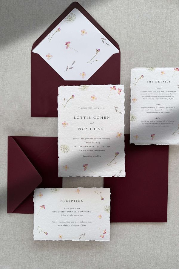 Wildflower Stationery Suite