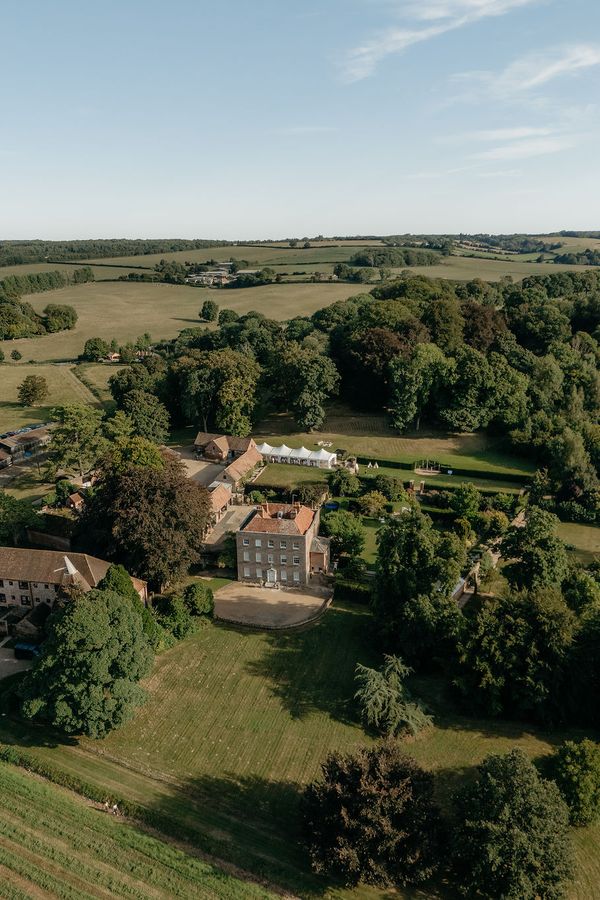 Swarling Manor - drone shot 