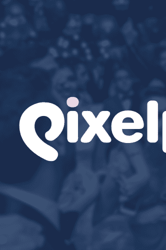 PixelParty Featured Image, subtle guest background with PixelParty logo in the center