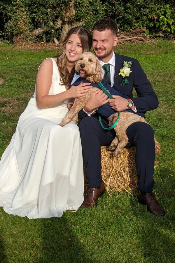 This is Ralph at his parents wedding, he stole the show for sure!