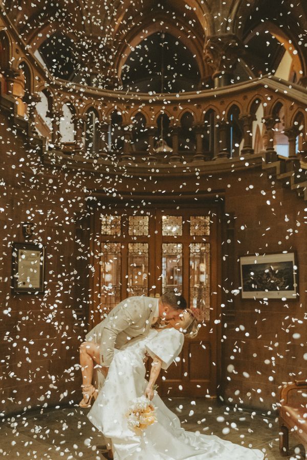 Bouquet & Bells front magazine cover, photographer by ChelseyleighWlweddings
