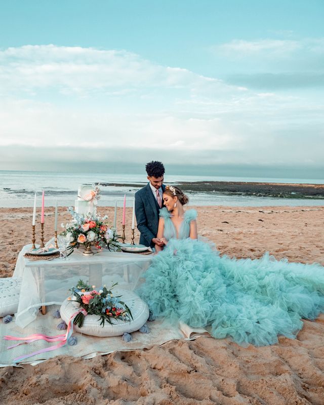 mint green wedding dress 3