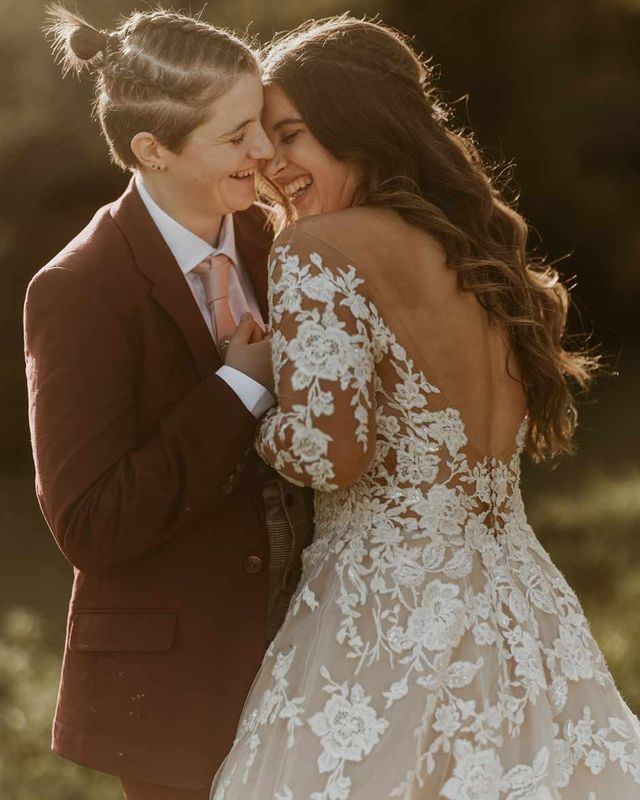 illusion sleeve wedding dress