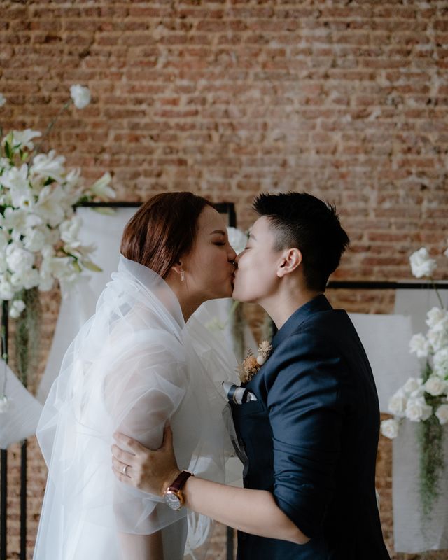 asian lesbian wedding
