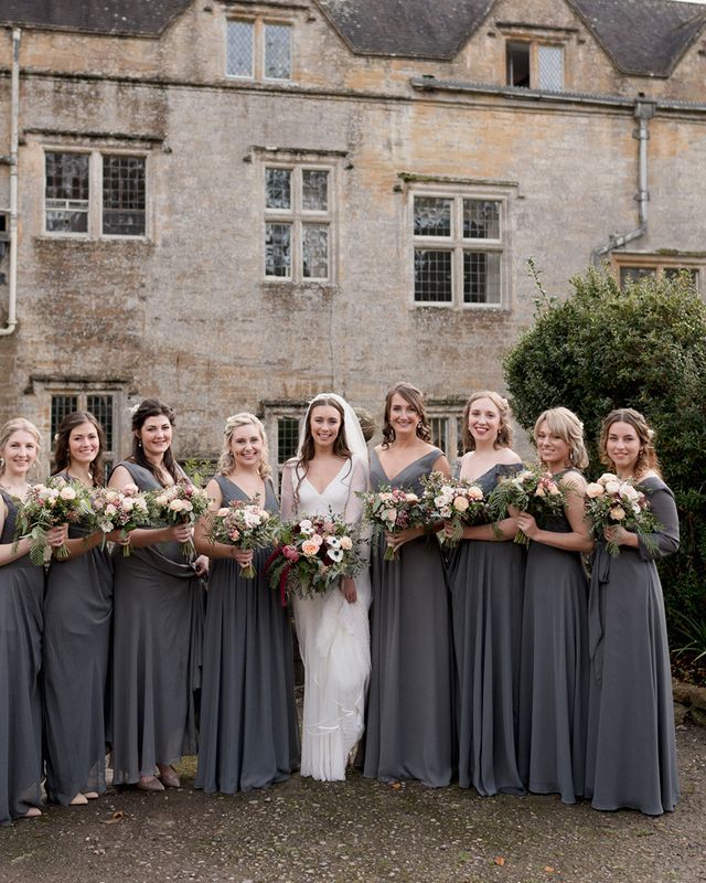C5 GREY BRIDESMAID DRESSES CHARLOTTE AND IAN