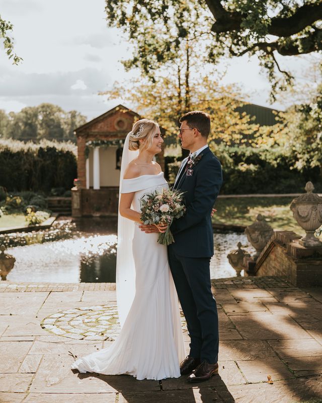 Fitted Fishtail Wedding Dress 1