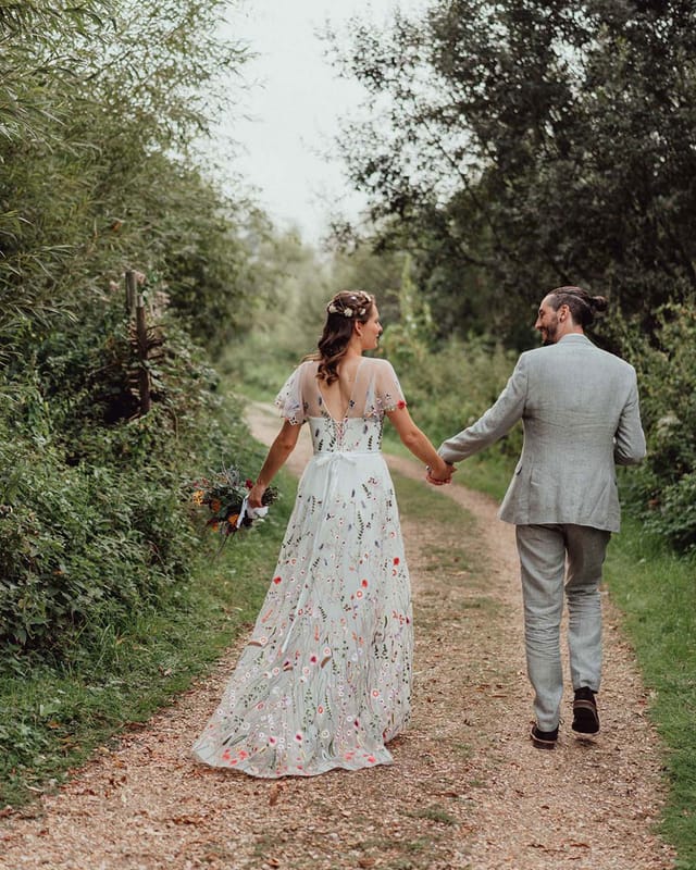 Floral Embroidery Dress