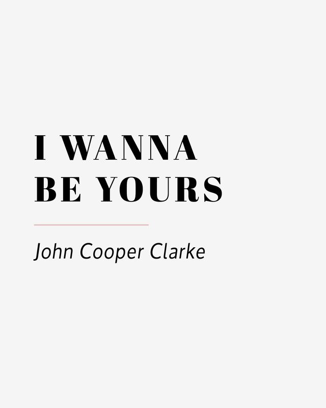 I Wanna Be Yours Cover 50