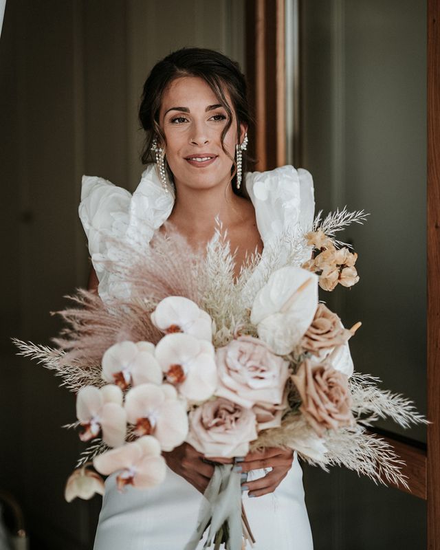  Orchid Wedding Bouquet