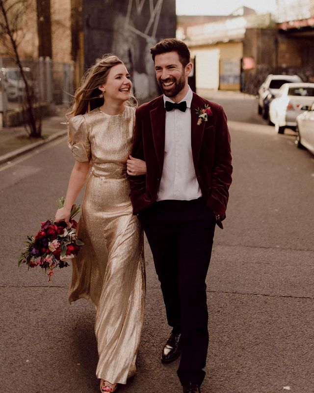 Gold Dress For Wedding
