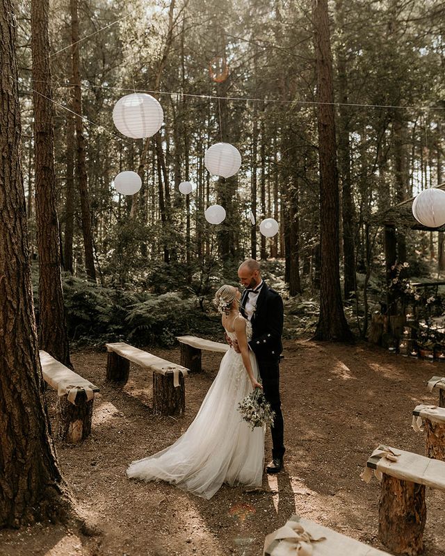 Woodland Camp Katur wedding venue for whimsical forest wedding.