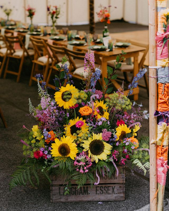 sunflower wedding