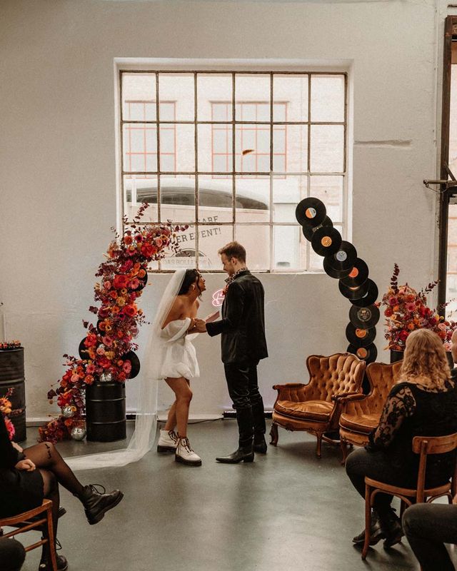 vinyl wedding arch