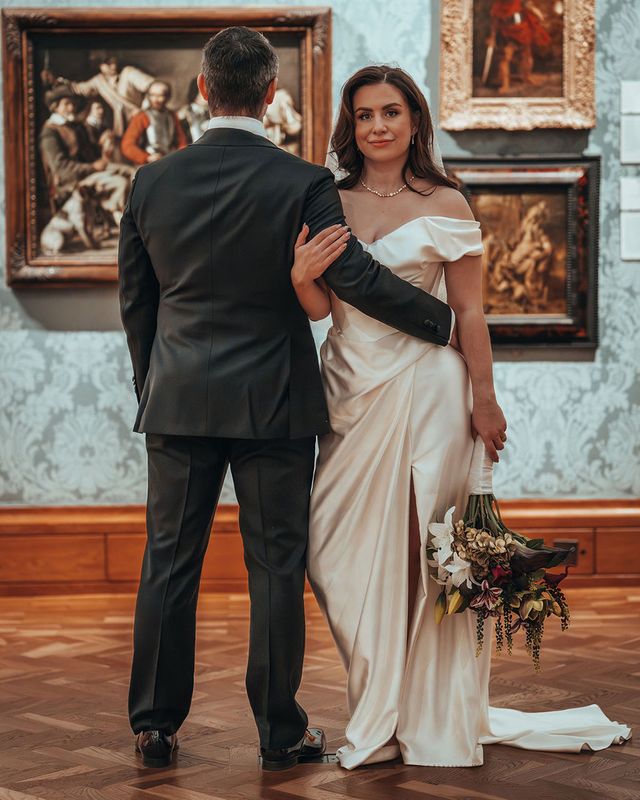 Julia & Conrad museum wedding