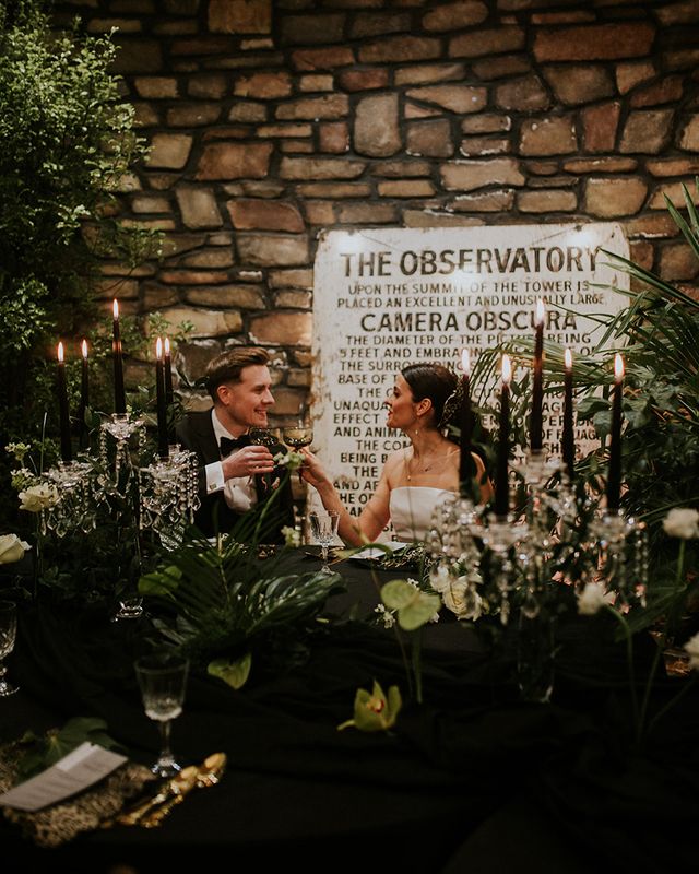 A Leopard Luxe Editorial Wedding Shoot At Clifton Observatory