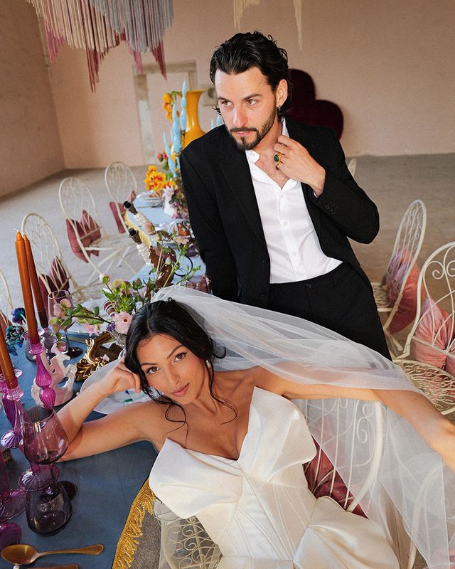 Eclectic Nuptials: Maximalist Editorial Shoot in a Private Istrian Village