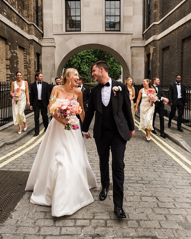 Lucy & Ben's Fruit-Filled Summer Wedding at The Fitzrovia Chapel