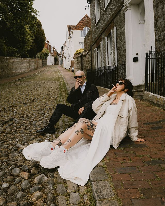 Nicola & Mikey's Tokyo-Inspired Lewes Elopement 